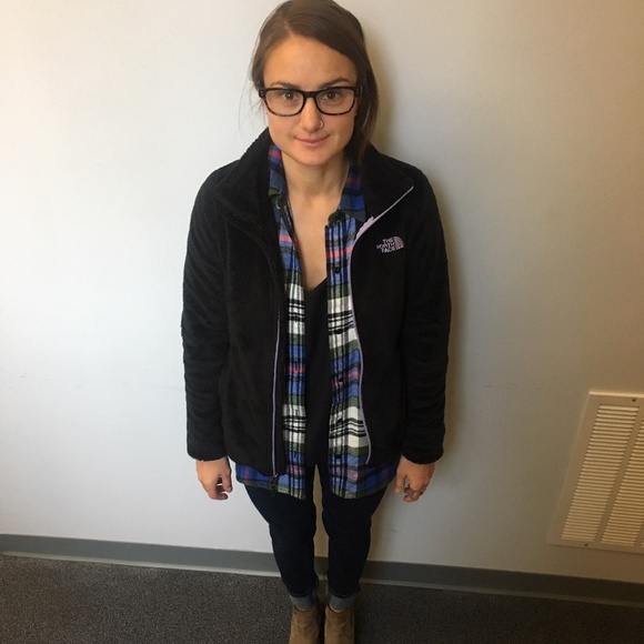 The North Face Osito Jacket Womens - TNF Black/Lav - Picture 4 of 6